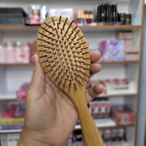 برس مو بامبو جولیوس ایتالیا اصل / بزرگترین سایز کاملا چوب بامبو JULIUS BEAUTY
