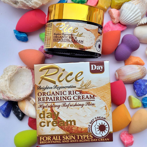 کرم آبرسان و احیاء کننده روز پروتئین برنج وکالی.حجم55g Wokali organic rice cream