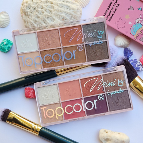 پالت سایه 8 رنگ بزرگ از برند اورجینال تاپ کالر TOPCOLOR