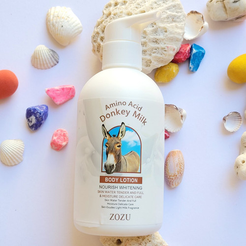لوسیون بدن ویتامینه شیر الاغ اورجینال زوزو ZOZO LOTION