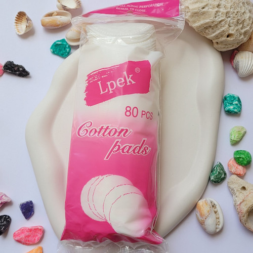 پد پنبه ای ارایشی پاکن لپیک طرح جدید Lpek 80 عددی