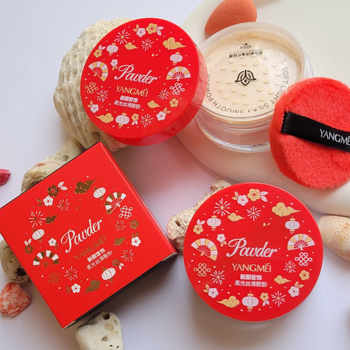 پودر فیکس حرفه ای با طرح جدید و اورجینال یانگمی Yangmei LOOSE POWDER
