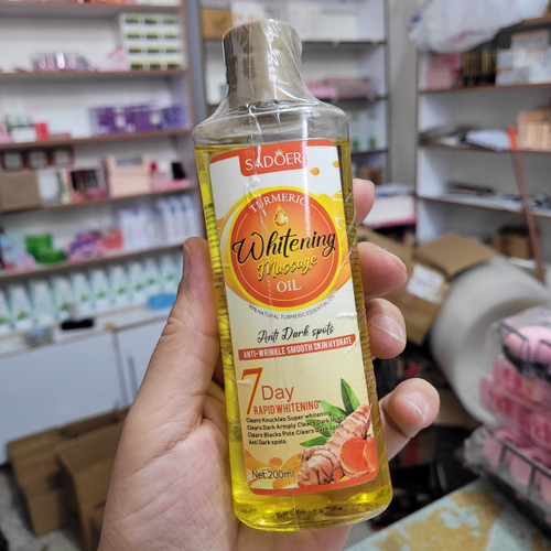 روغن ماساژ روشنکننده 7 روزه بدن با عصاره طبیعی سادورSADOER