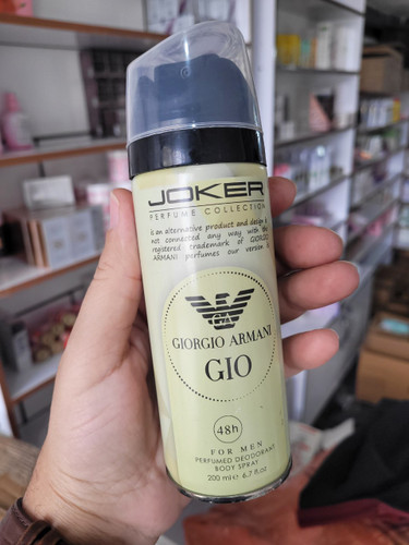 اسپری بدن جوکر مردانه مدل جیو .حجم200 JOKER GIO
