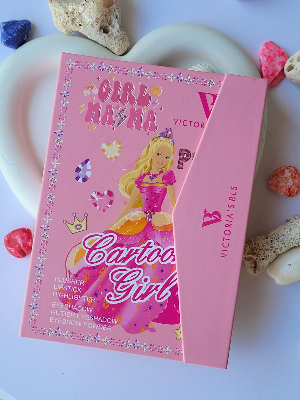 پالت آرایشی چندکاره گیرل مایما باربی بزرگ ترین سایز  Girl Mayma