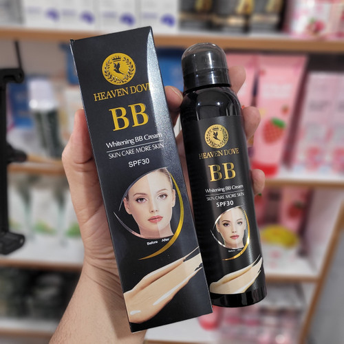 اسپری چندکاره بی بی کرم و سفیدکننده هیون داو .حجم 200g Heaven Dove Whitening BB Cream