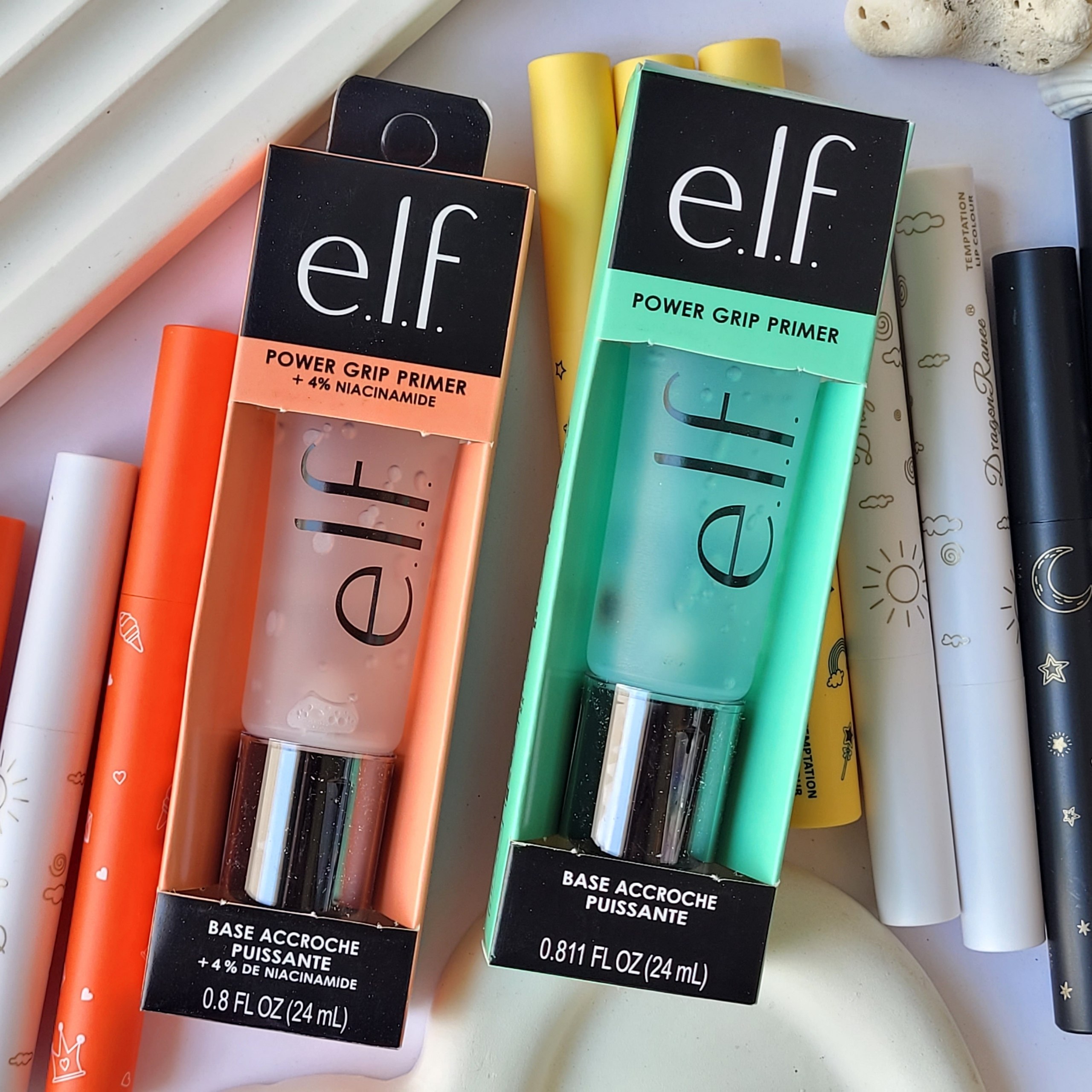 پرایمر صورت آرایشی الف مدل پاور گریپ  E.l.f Power Grip primer  Niasinamid