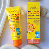 کرم ضدآفتاب ضدلک و روشنکننده صورت ویتامین سی .حجم40g SADOER