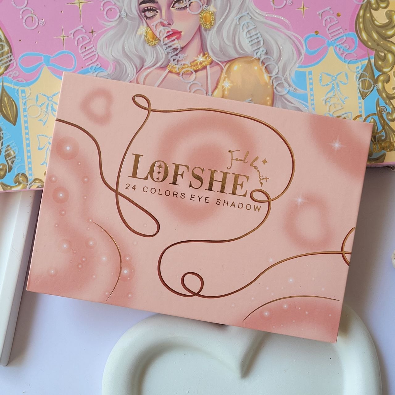 پالت سایه ۲۴ رنگ نیو نود لوکس از برند اورجینال LOFSHE