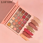 پالت سایه ۲۴ رنگ نیو نود لوکس از برند اورجینال LOFSHE